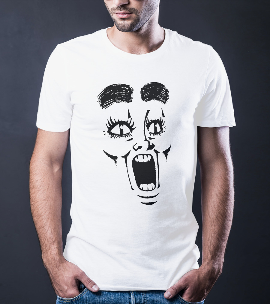 Represent Gasp Bold Expression Face T-Shirt
