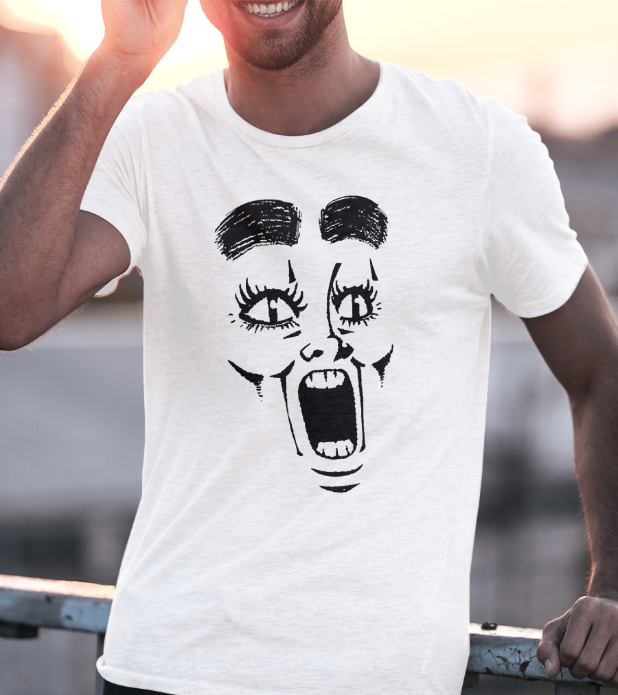 Represent Gasp Bold Expression Face T-Shirt