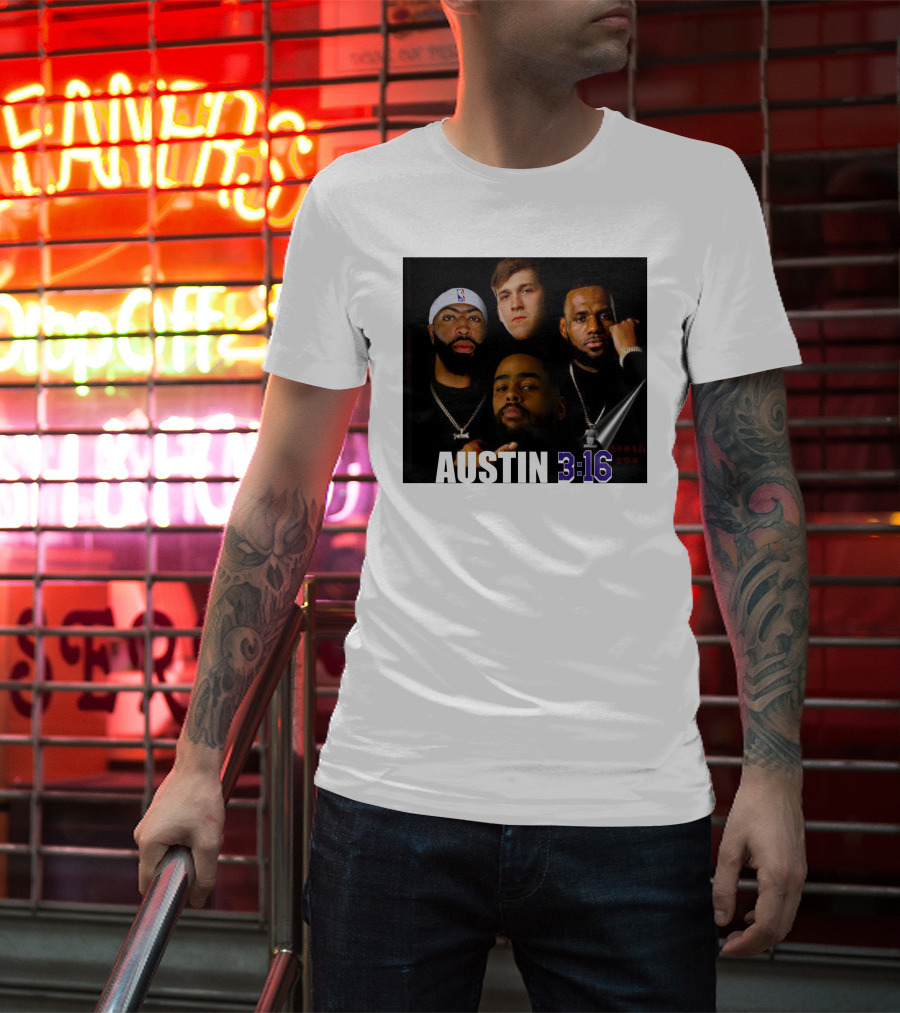 Lakers Basketball Austin 3 16 Players T-Shirt
