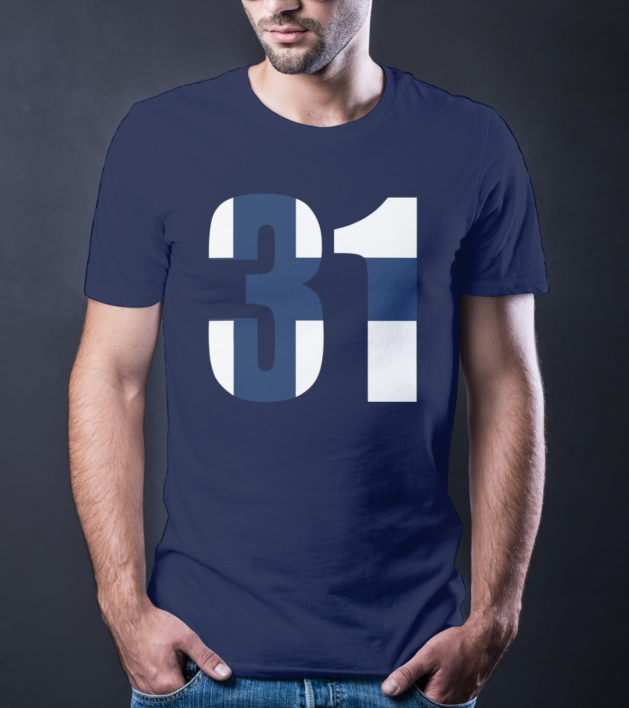 Nafo Finland 31 Finnish Flag Stripes T-Shirt