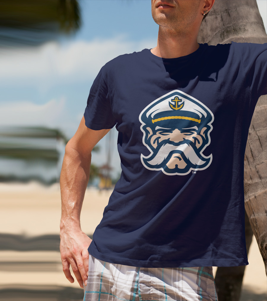 Lake County Captains Nautical Logo Cap T-Shirt