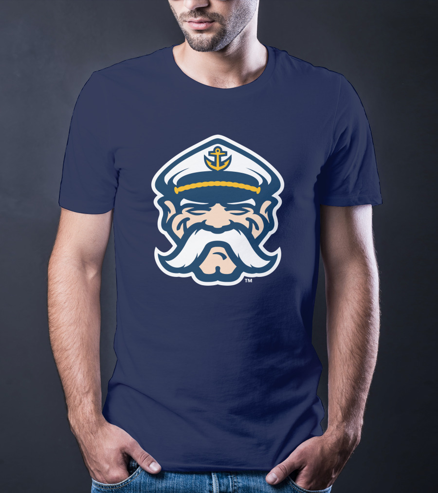 Lake County Captains Nautical Logo Cap T-Shirt