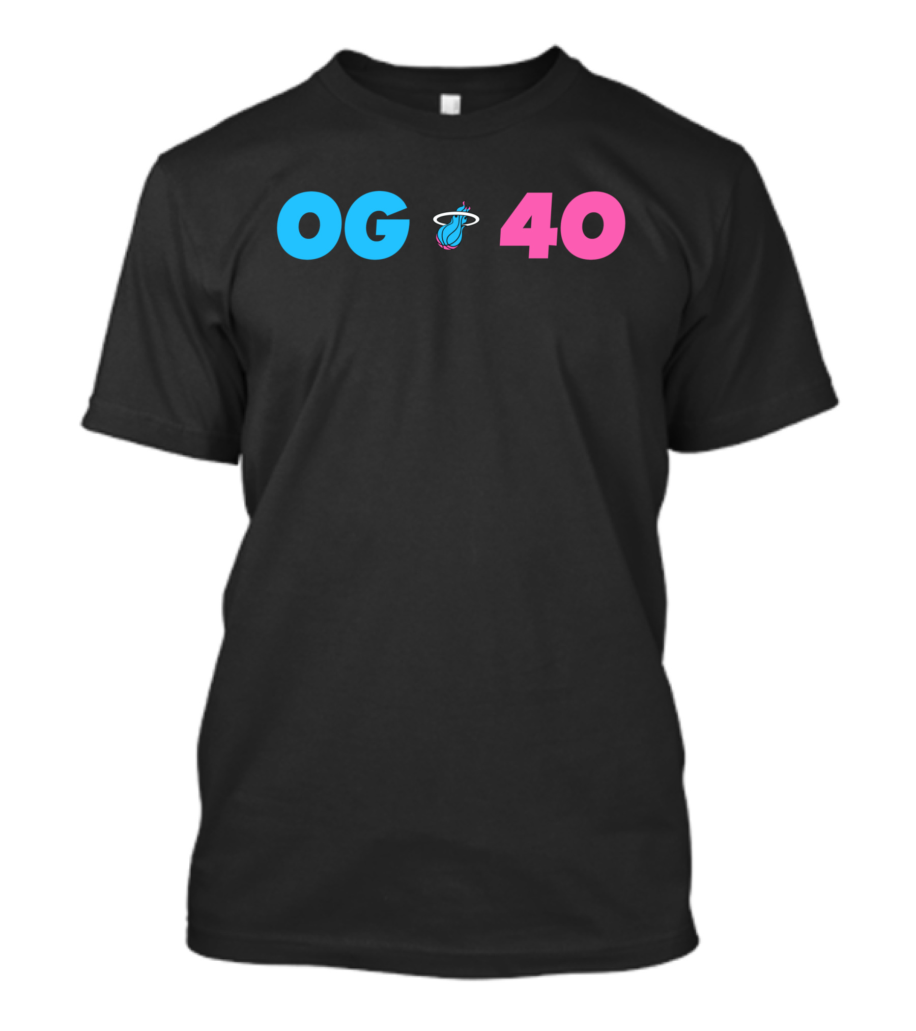 OG 40 Miami Heat Basketball T-Shirt