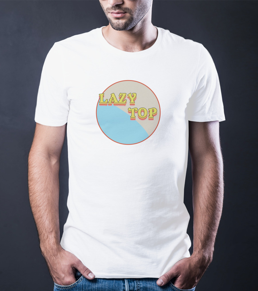LAZY TOP Retro Circular T-Shirt