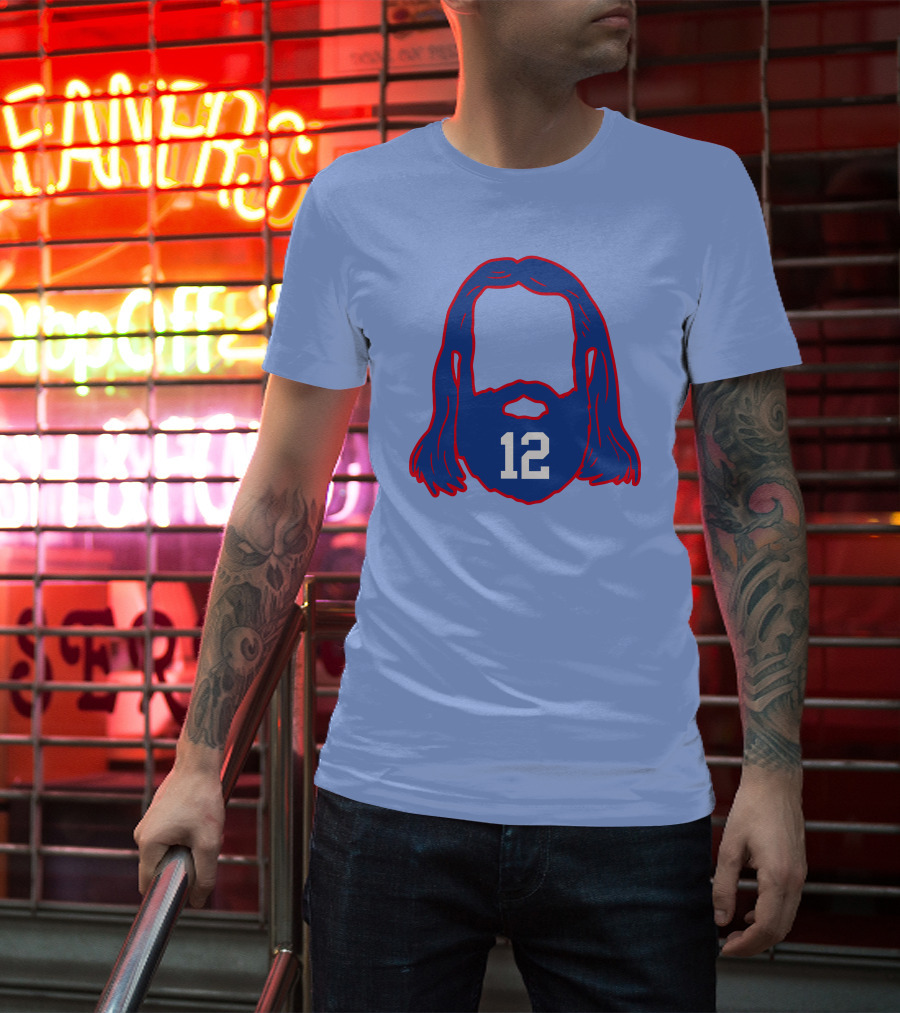 12 Blue Beard And Hair T-Shirt