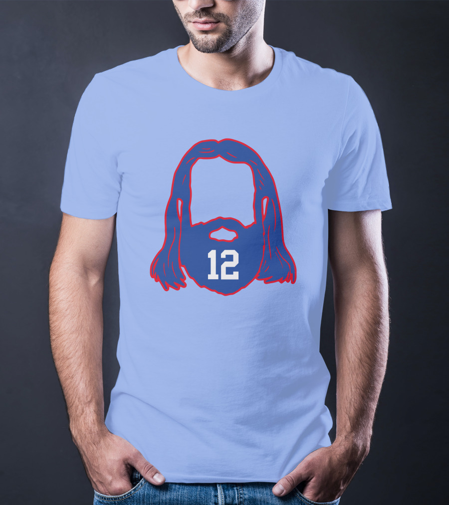 12 Blue Beard And Hair T-Shirt