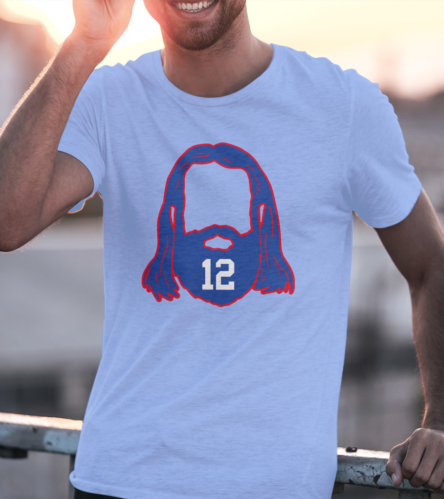 12 Blue Beard And Hair T-Shirt
