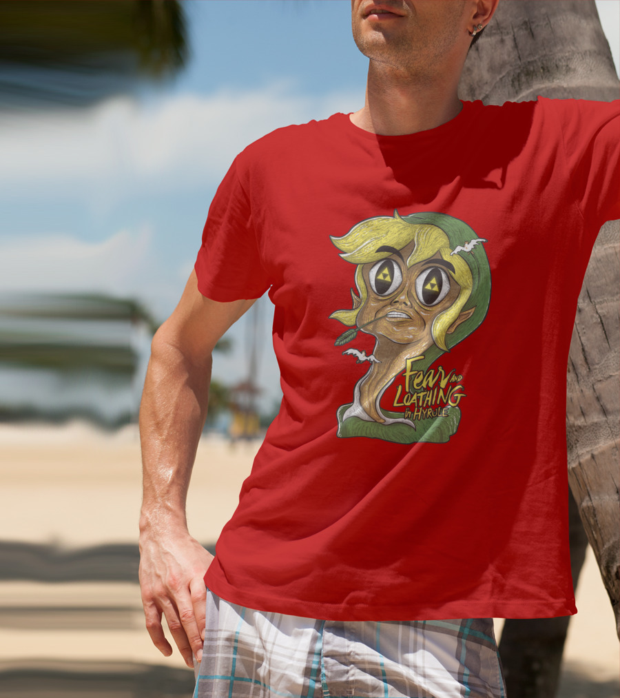 Fear And Loathing In Hyrule Psychedelic Adventure Tribute To Iconic Gaming Legend T-Shirt