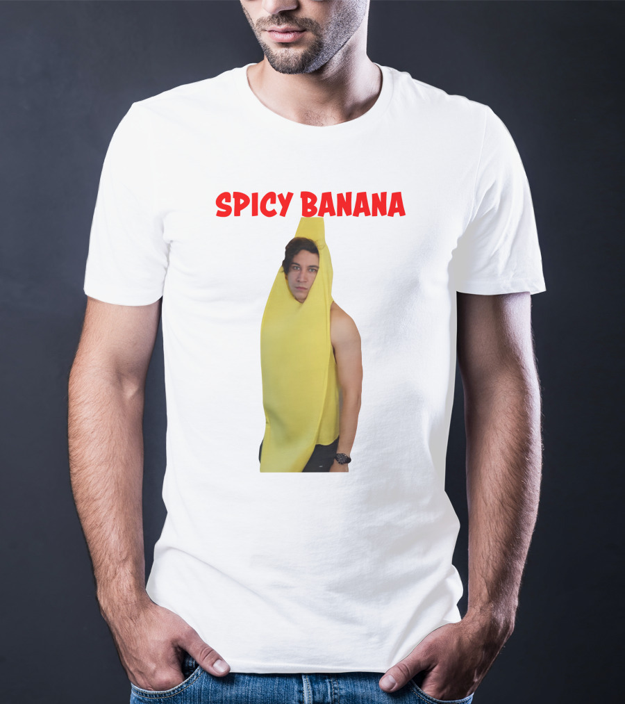 Spicy Banana Costume Humor With Thrasher Dan Vibes T-Shirt