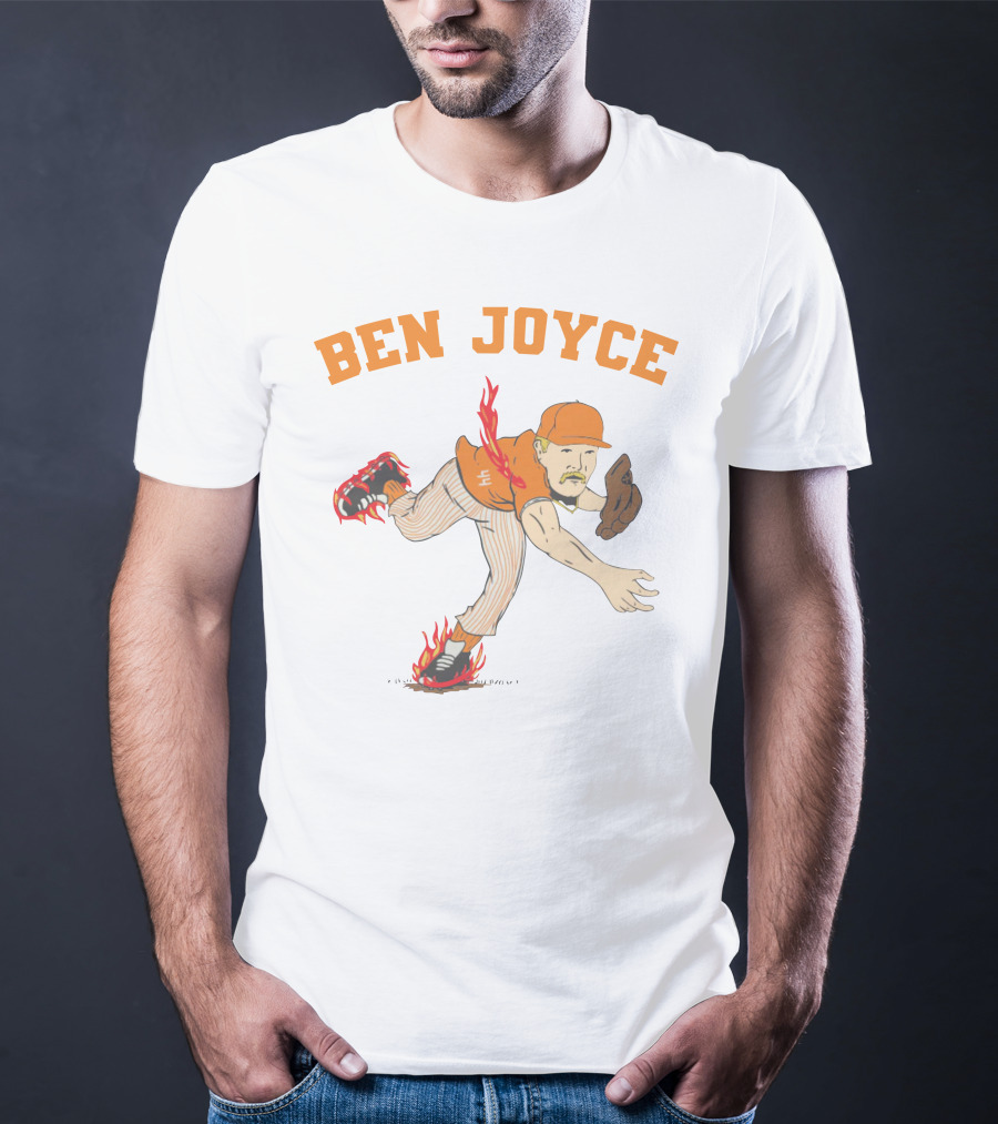 Ben Joyce Flaming Baseball Pitcher Barstool U T-Shirt