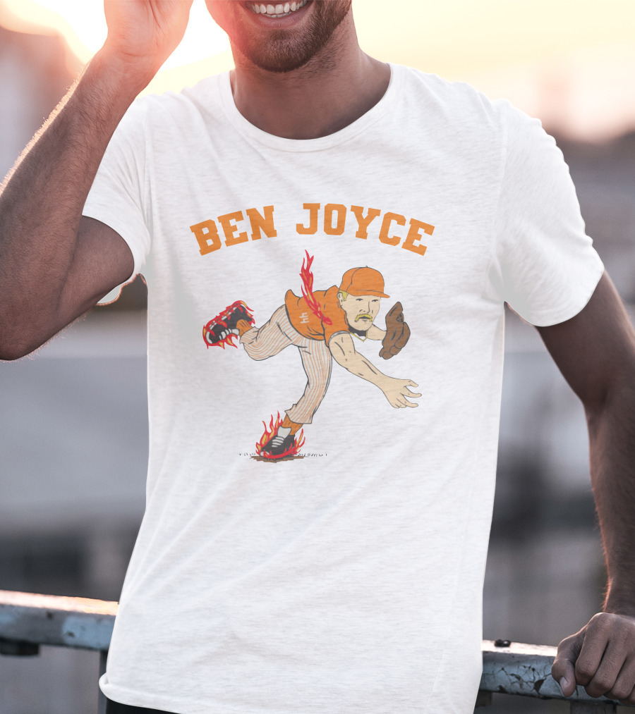 Ben Joyce Flaming Baseball Pitcher Barstool U T-Shirt