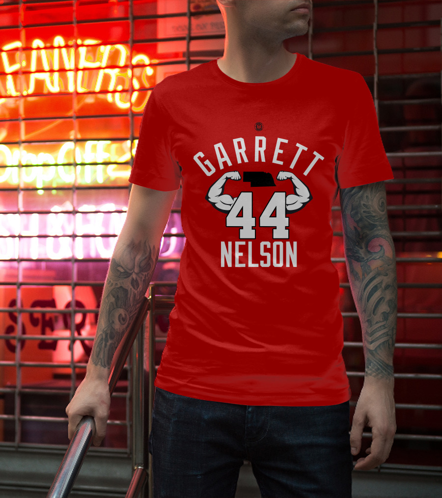 Garrett Nelson 44 Nebraska Strong T-Shirt