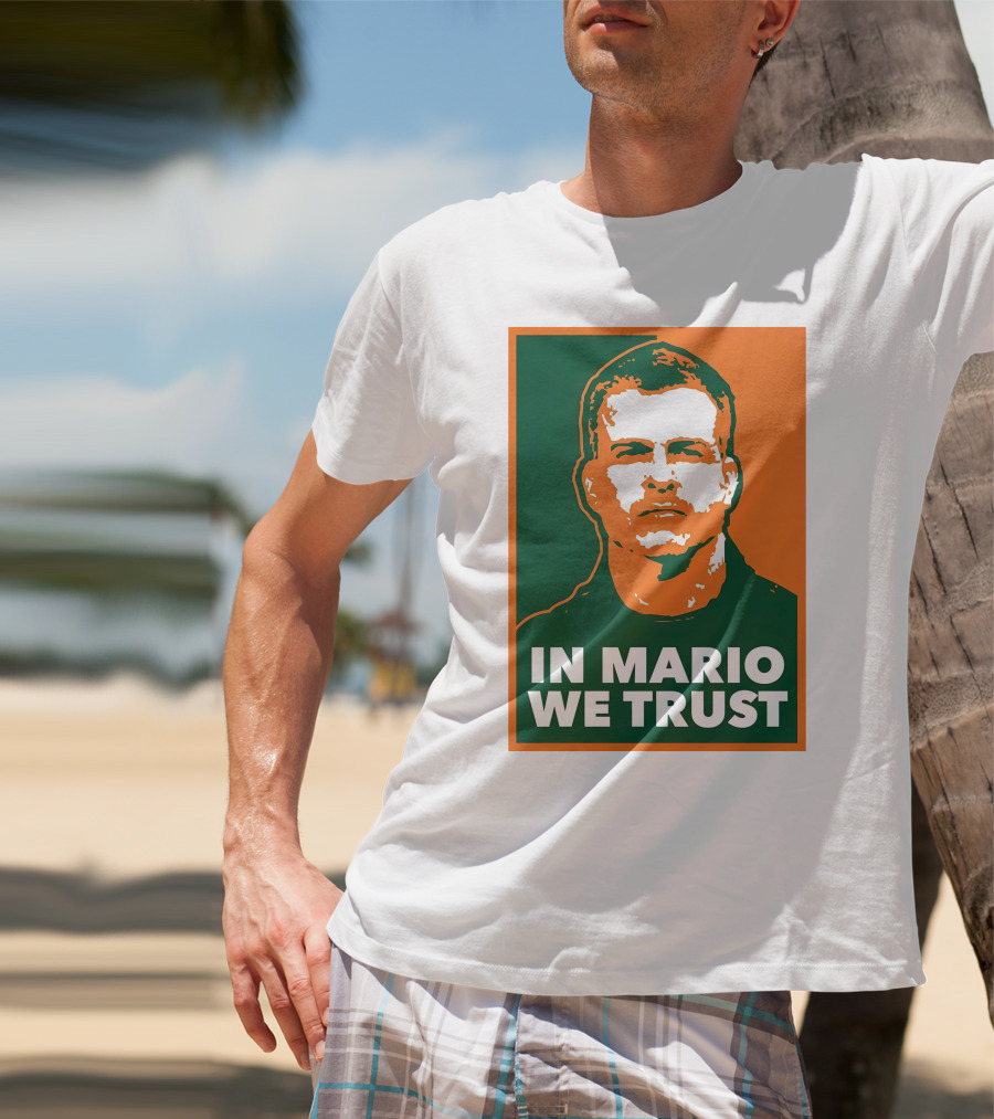 In Mario We Trust Retro Sports T-Shirt