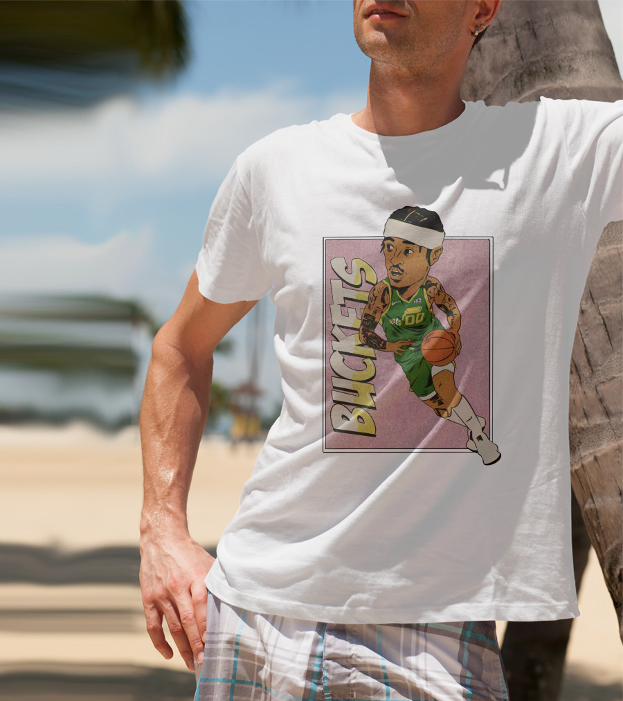 Jordan Clarkson Utah Jazz Buckets Basketball T-Shirt