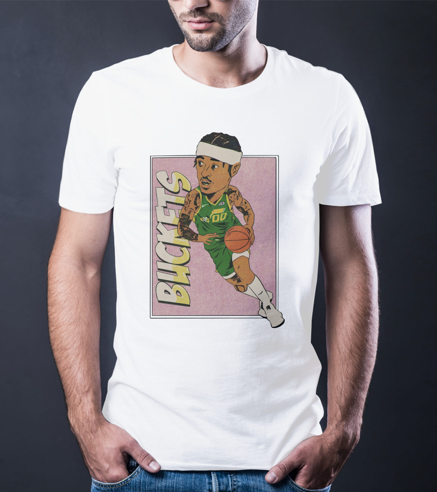 Jordan Clarkson Utah Jazz Buckets Basketball T-Shirt