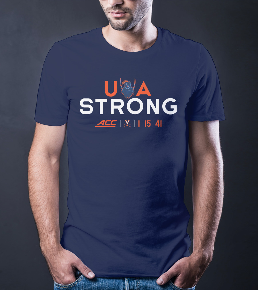 UVA Strong ACC Cavaliers 1 15 41 T-Shirt