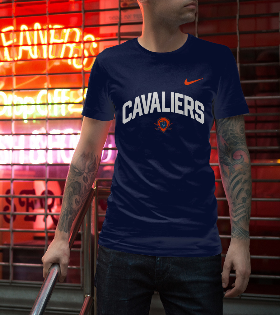 Cavaliers UVA Logo Robert Saleh T-Shirt