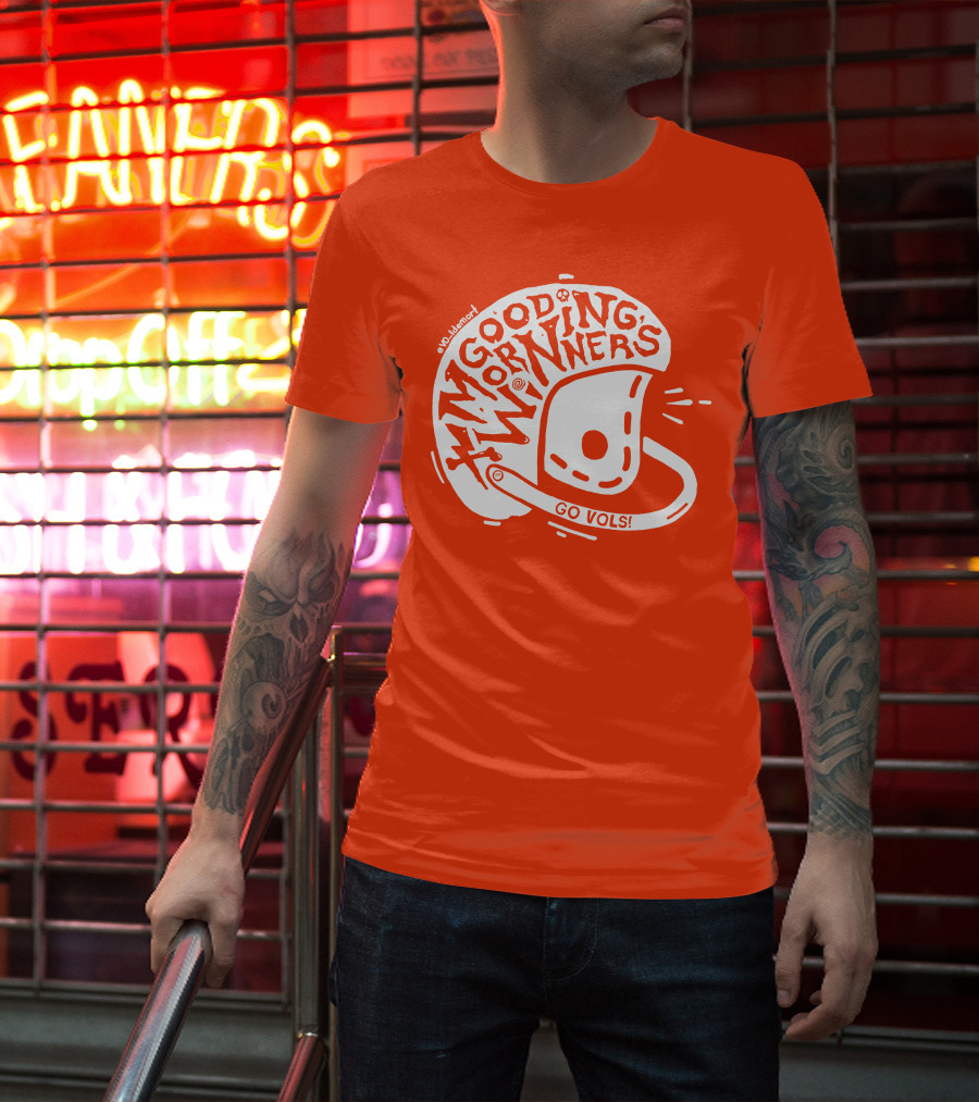 Good Morning Winners Go Vols Football Helmet T-Shirt