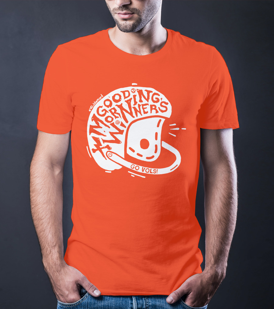 Good Morning Winners Go Vols Football Helmet T-Shirt