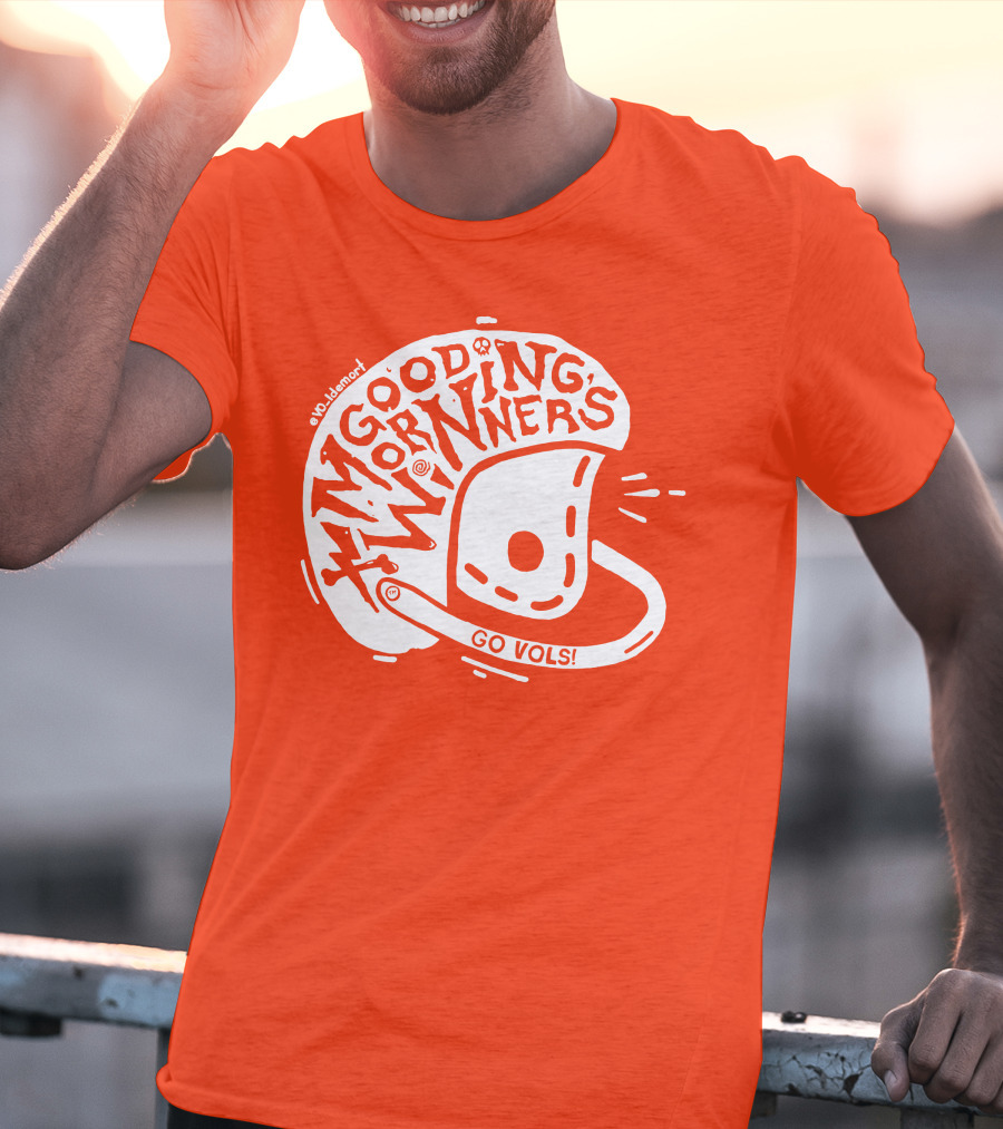 Good Morning Winners Go Vols Football Helmet T-Shirt