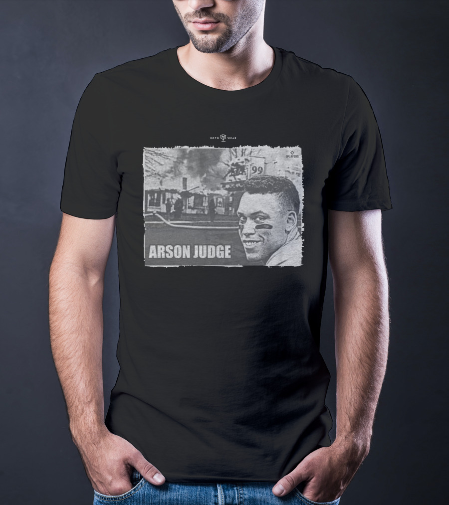Rotowear Arson Judge Fire Smoke Baseball 99 T-Shirt