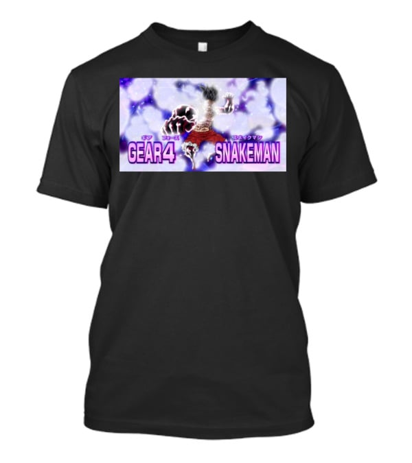 Gear 4 Snakeman Power Anime Character Luffy T-Shirt