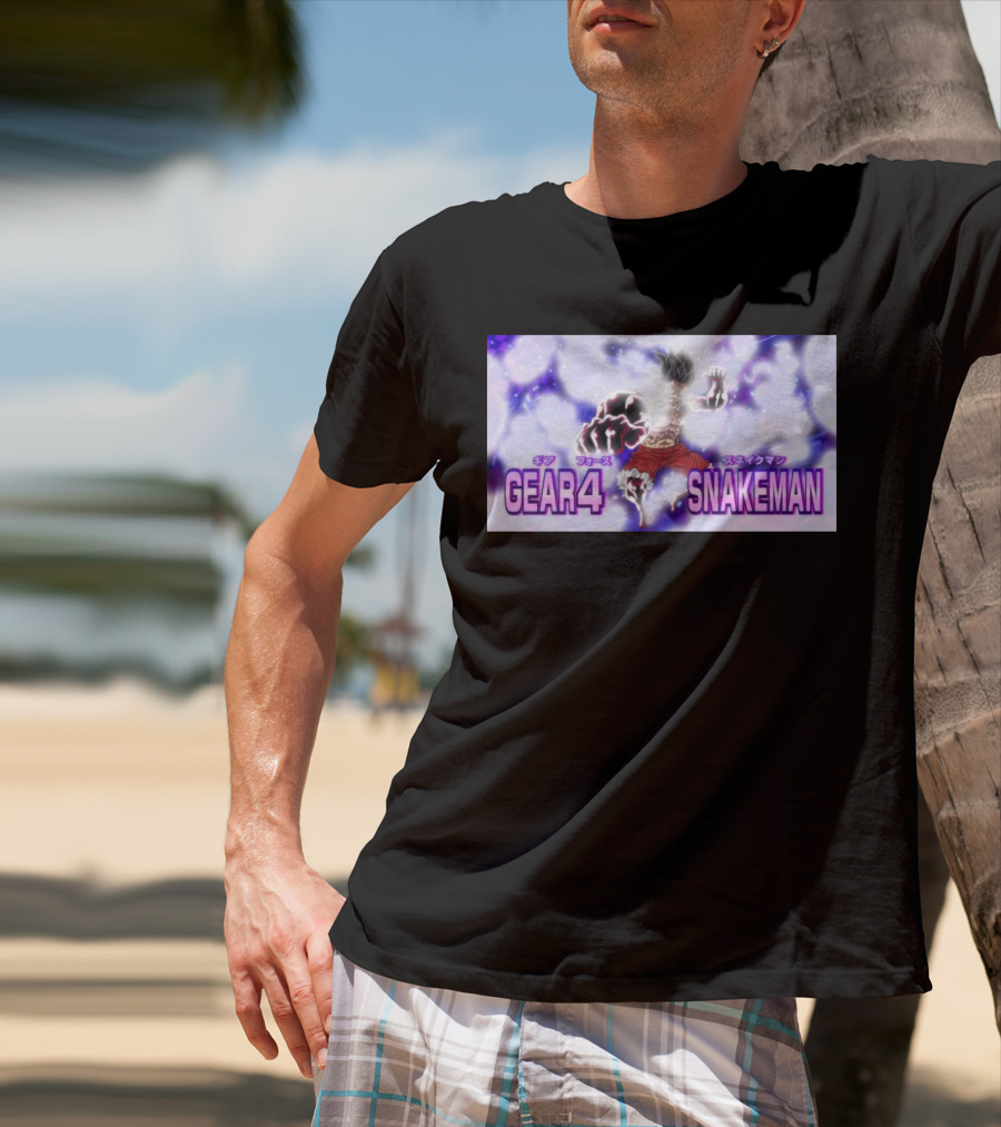 Gear 4 Snakeman Power Anime Character Luffy T-Shirt