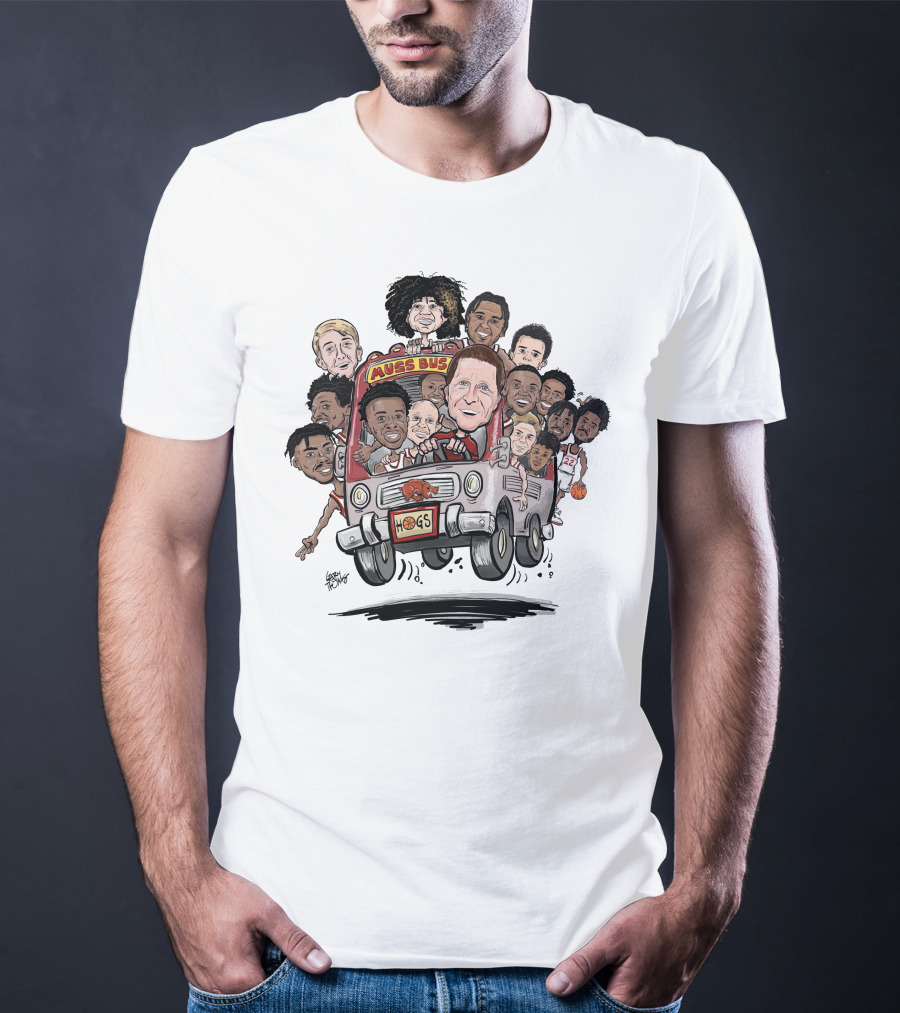 Eric Musselman Muss Bus Hogs Basketball Team Tulsa Next Stop T-Shirt