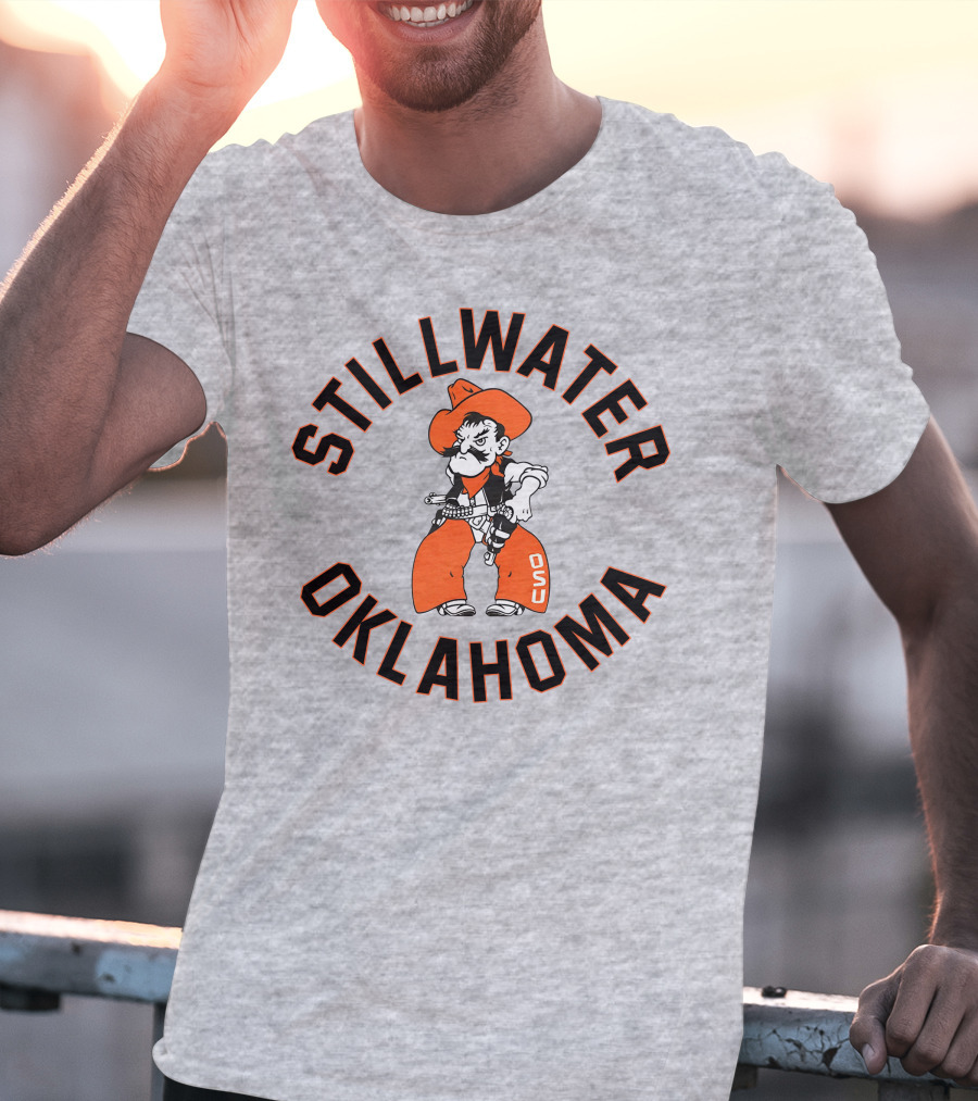 Charlie Hustle Merch Stillwater Oklahoma OSU Cowboy T-Shirt