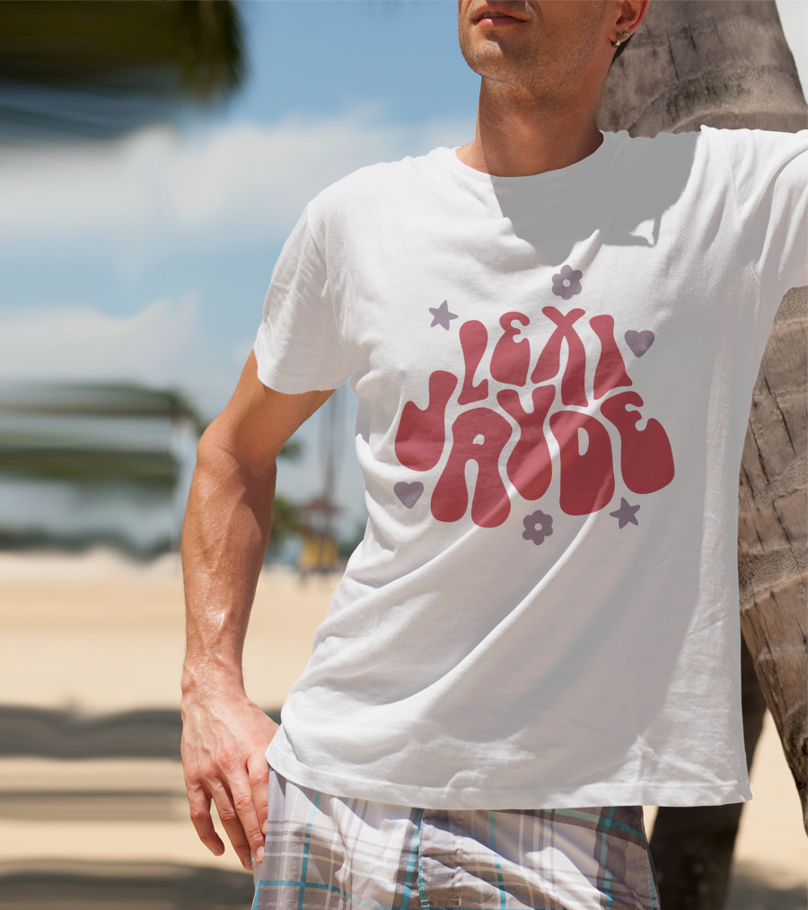 Lexi Jayde Retro Flower Heart Star Elements T-Shirt