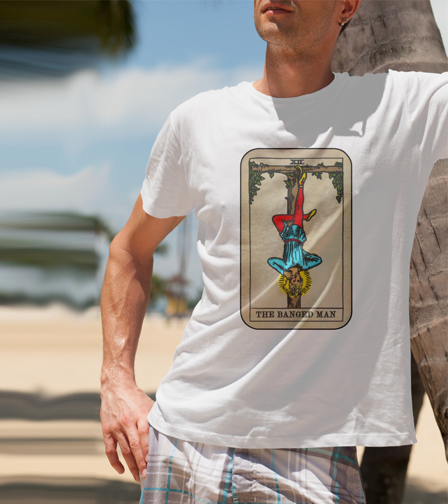 The Banged Man Tarot XII Hanged Style Concept T-Shirt