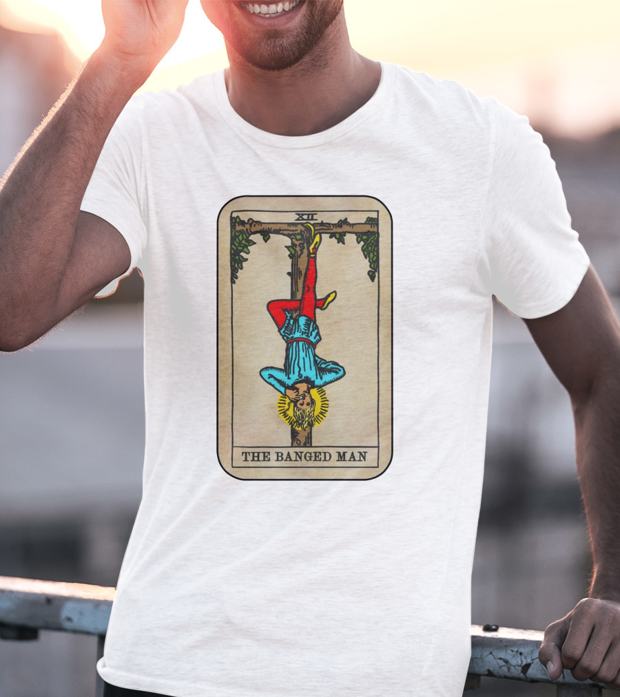 The Banged Man Tarot XII Hanged Style Concept T-Shirt