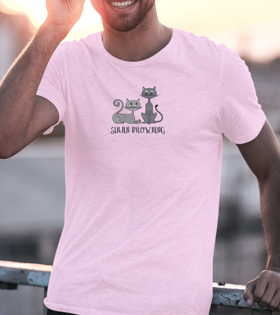 Sinjin Drowning Cats Beck And Jade T-Shirt