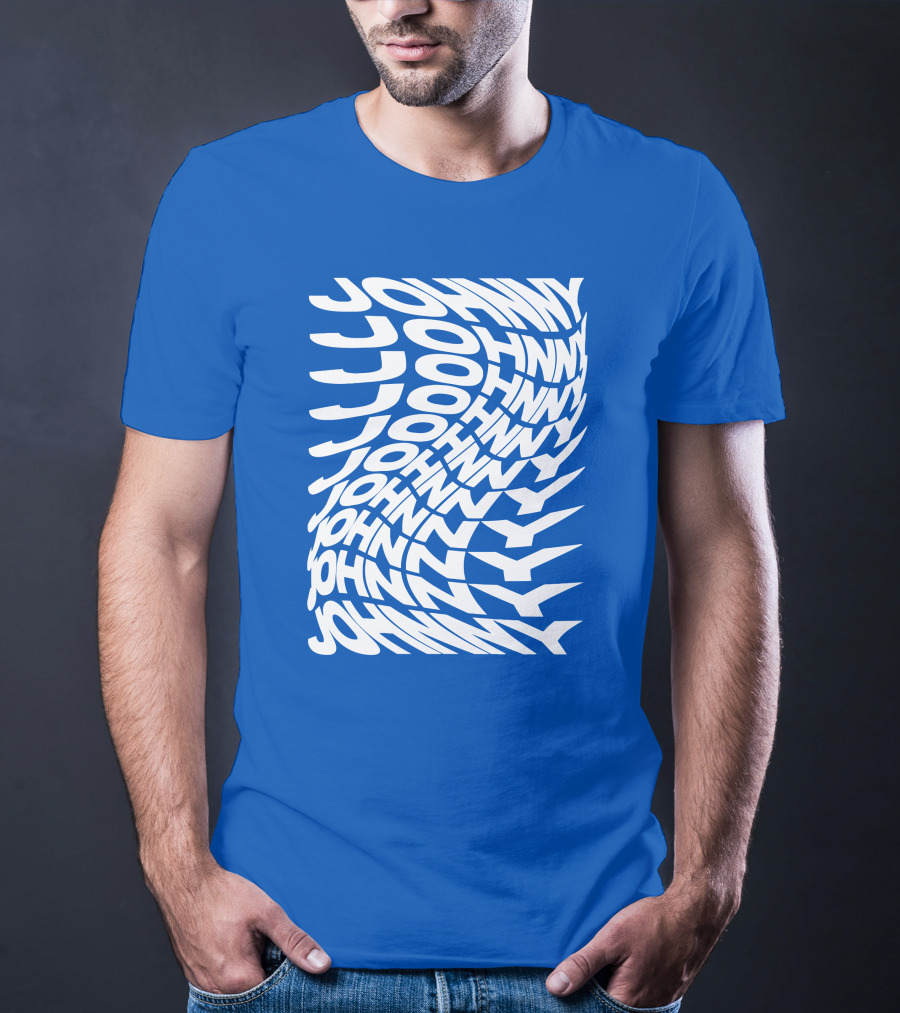 Johnny Orlando Johnny Optical Illusion Text T-Shirt