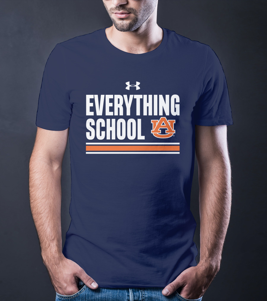 Auburn Football Everything School Under Armour AU T-Shirt