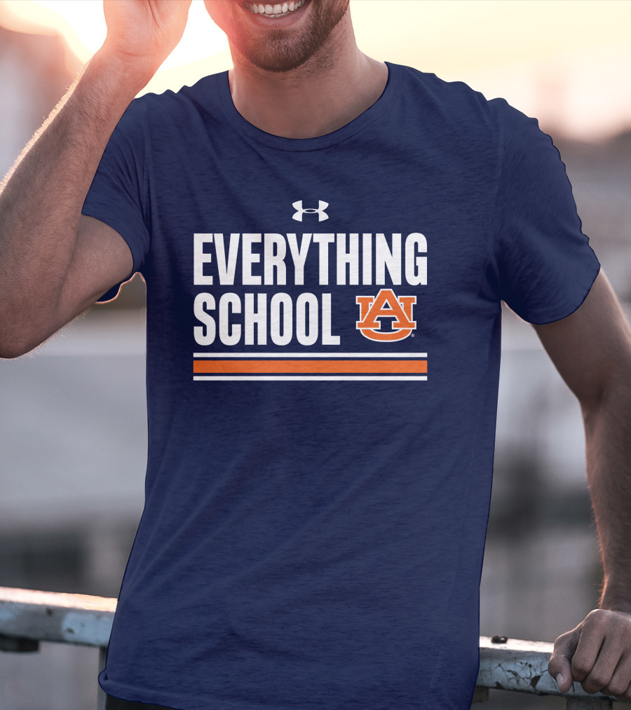 Auburn Football Everything School Under Armour AU T-Shirt