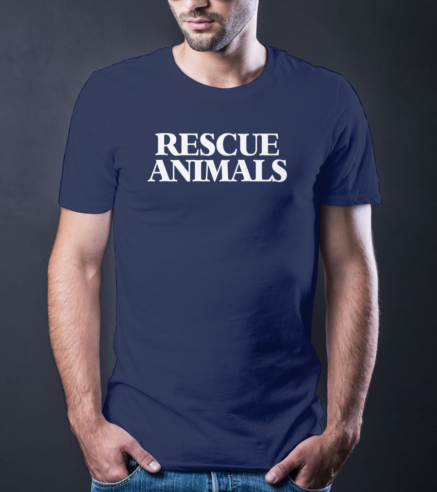 Vintagevegans Rescue Animals T-Shirt