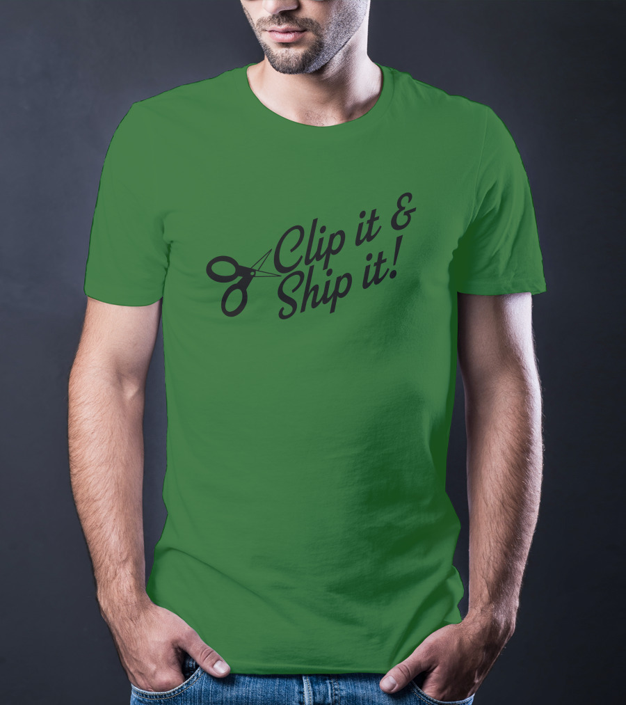 Bringdanoyz Clip It And Ship It Scissors T-Shirt