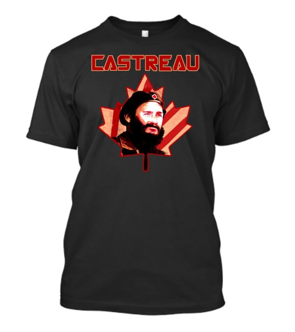 Castreau Maple Leaf Portrait Revival Today Store T-Shirt