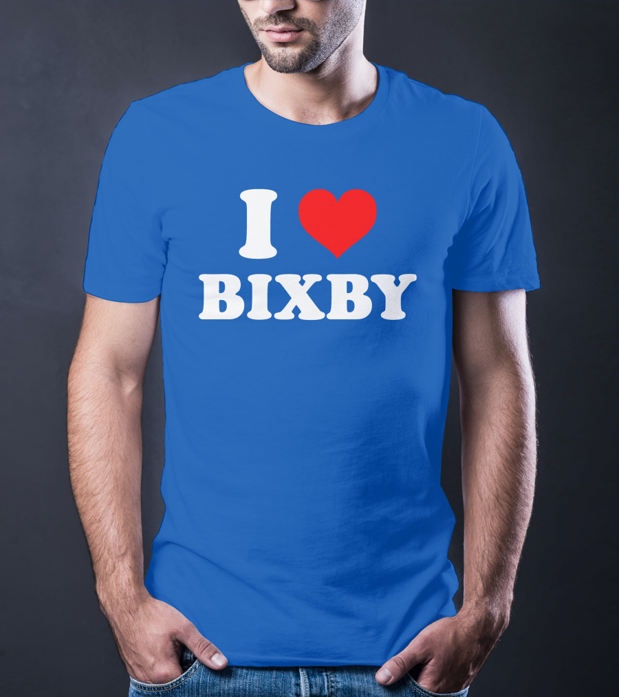 Agent47il I Love Bixby Heart T-Shirt