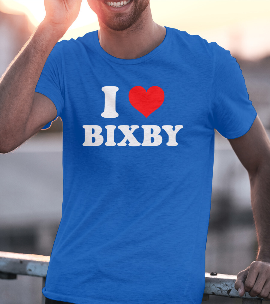 Agent47il I Love Bixby Heart T-Shirt
