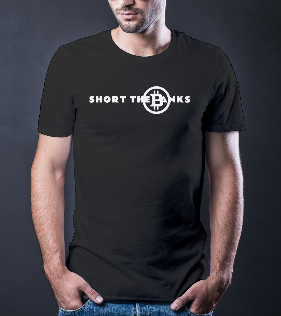 Short The Banks Bitcoin Logo Champion T-Shirt