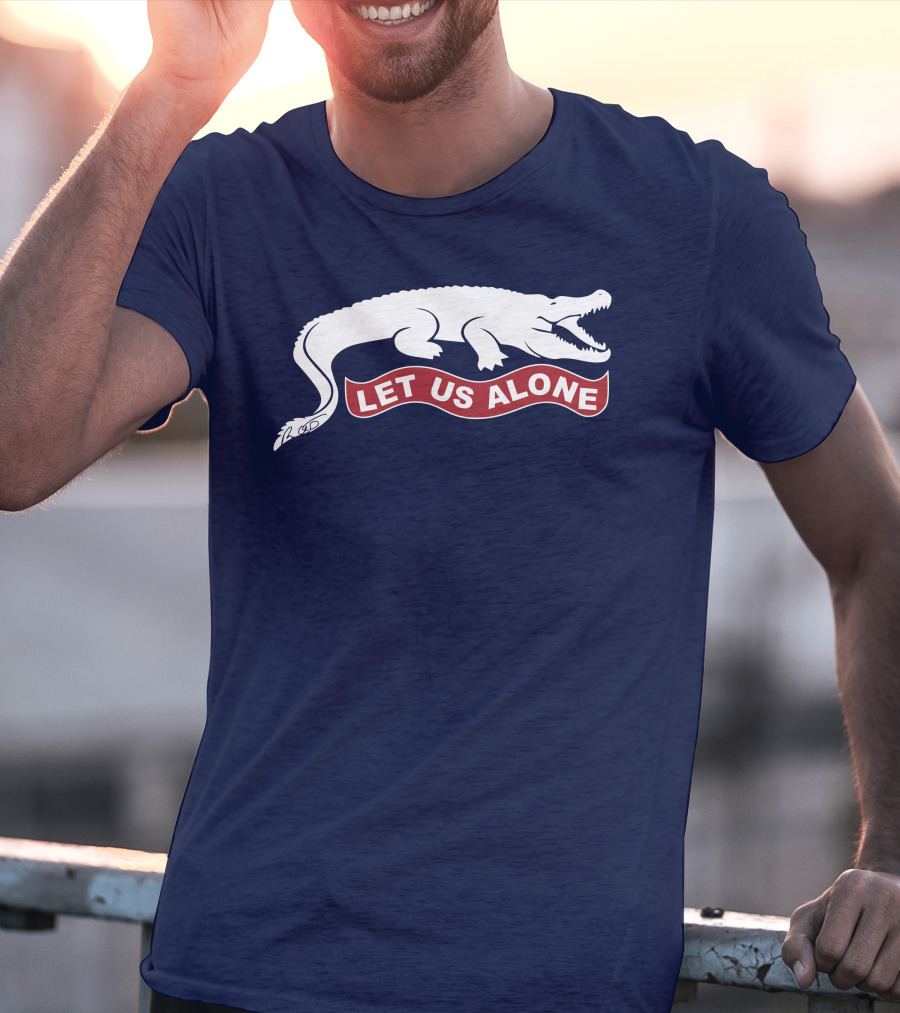 Crocodile Let Us Alone T-Shirt