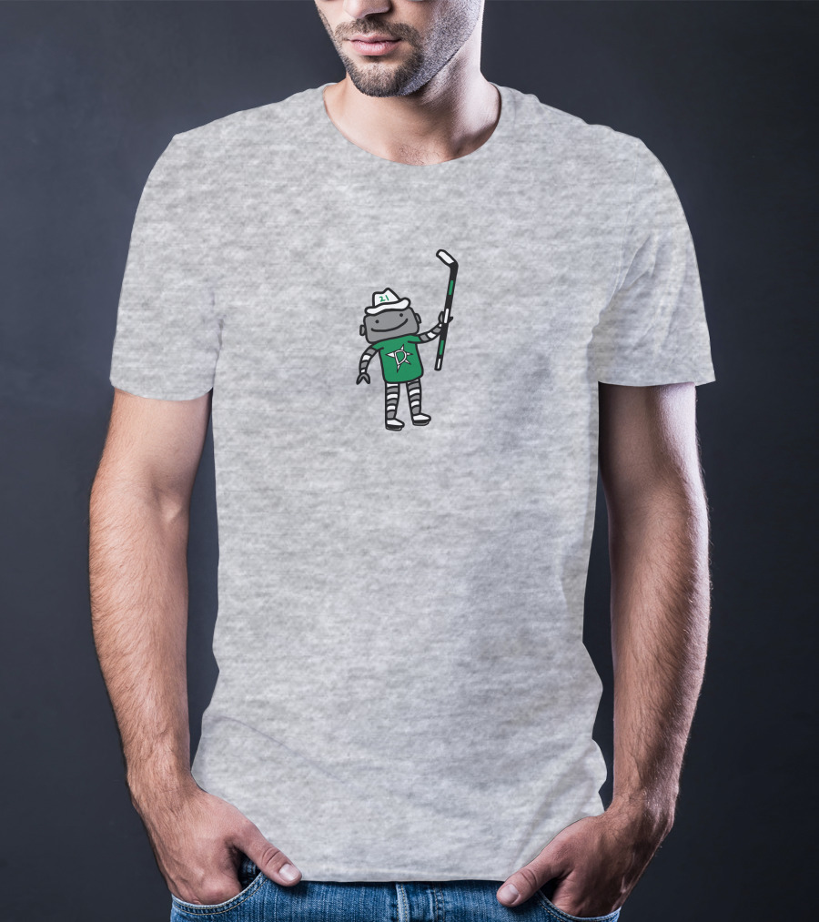 Dallas Stars 21 Otter Hockey Character Green Jersey T-Shirt