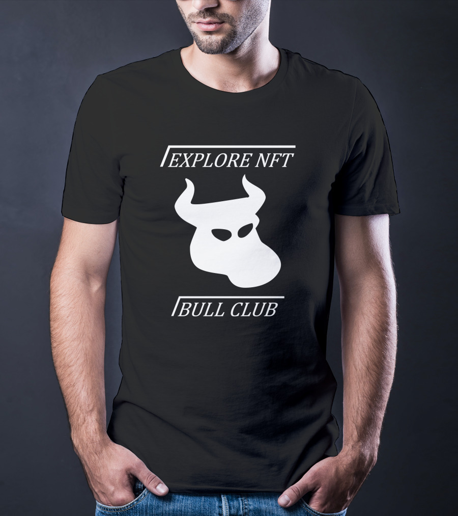 Explore NFT Bull Club Iconic Horned T-Shirt