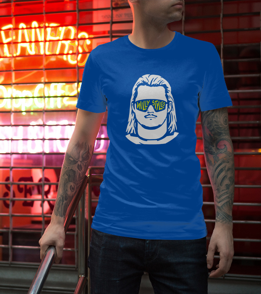 Futuremrsmarner Willy Styles Retro Sunglasses T-Shirt