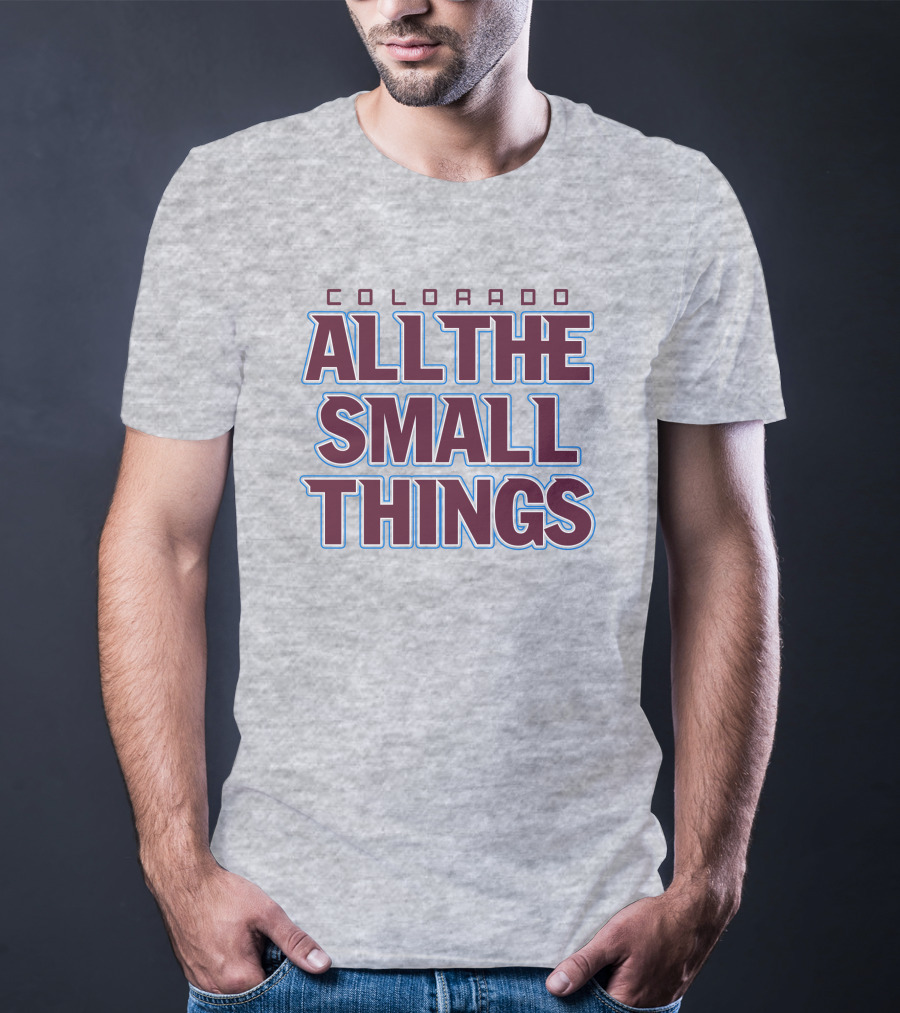 Colorado Hockey All The Small Things Retro T-Shirt
