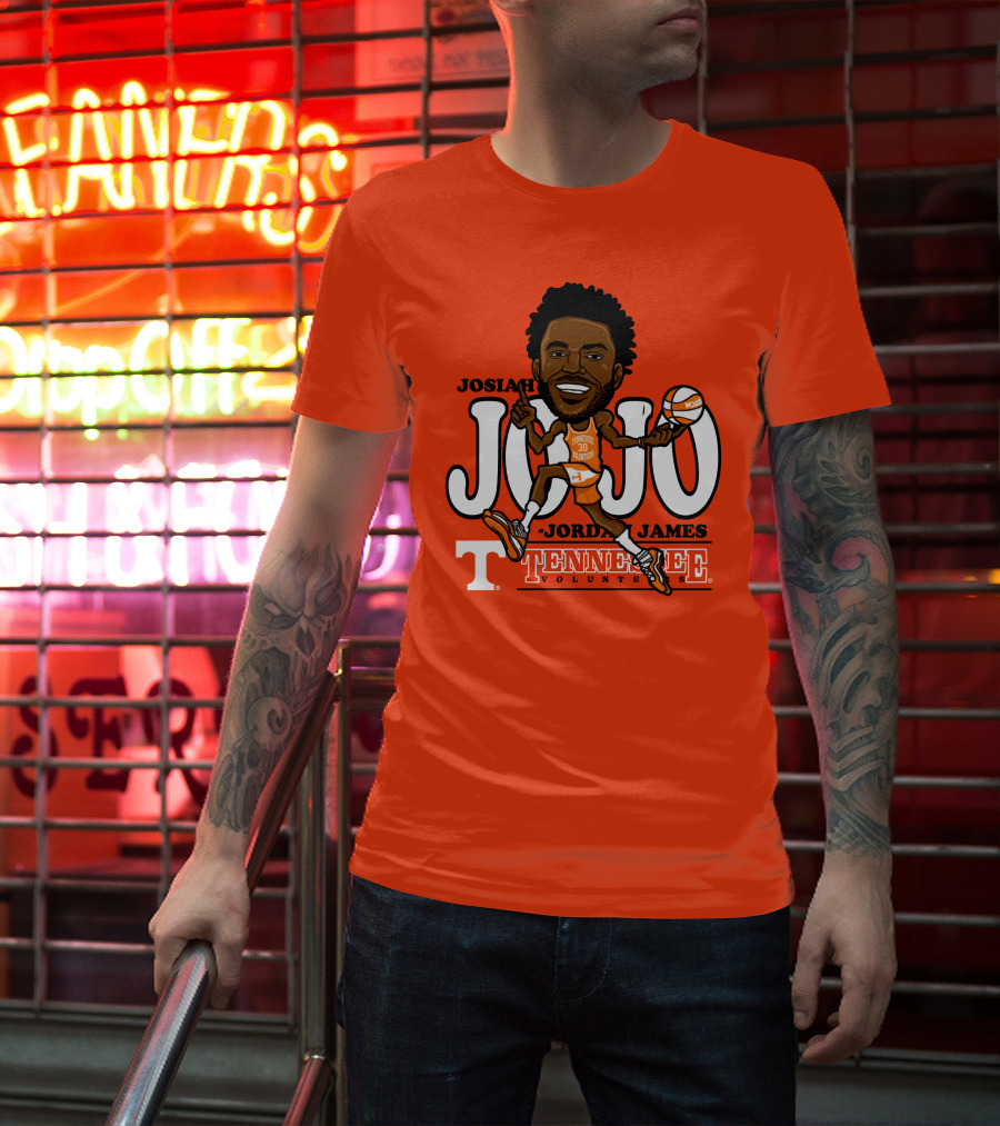 Josiah Jordan James JoJo Tennessee Volunteers Basketball T-Shirt
