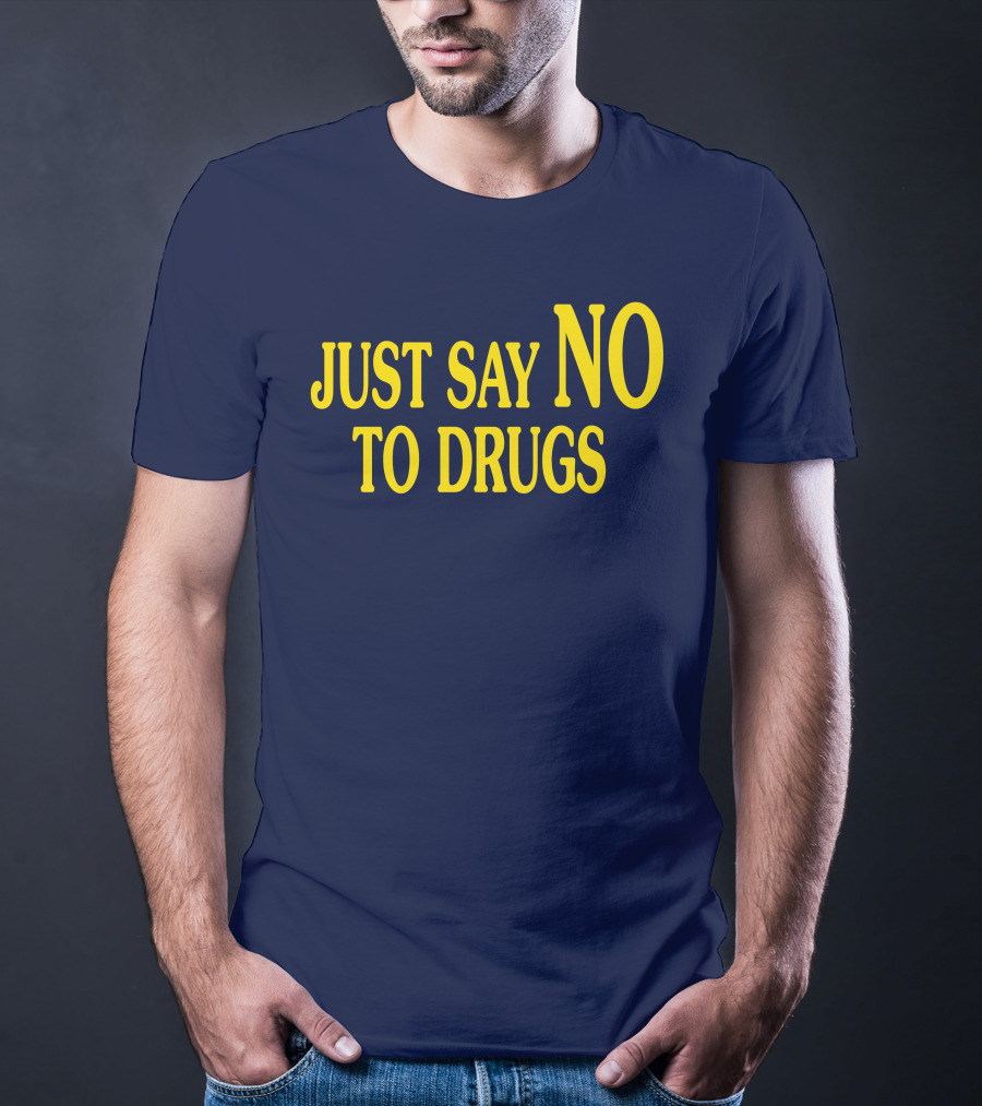 Lindsay Lohan Just Say No To Drugs Campaign Message T-Shirt