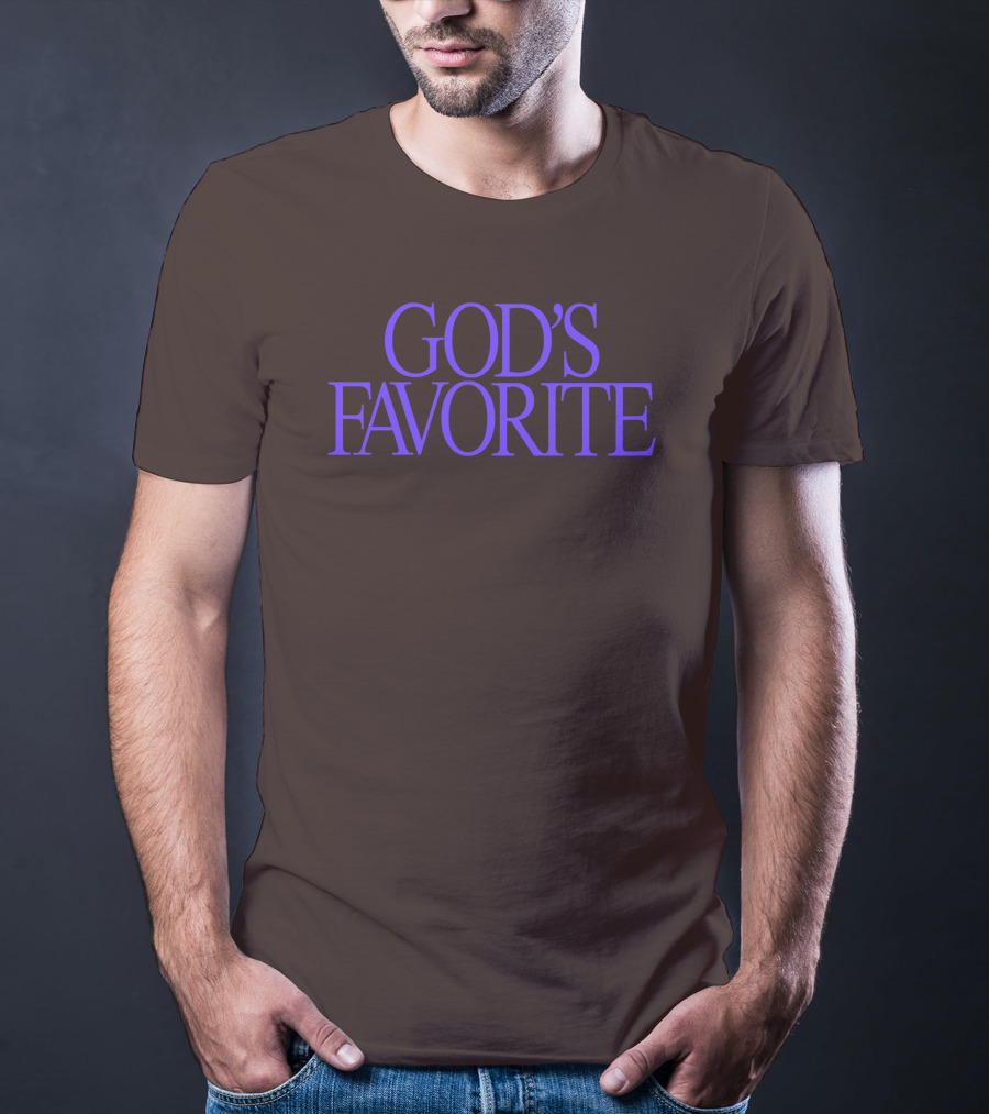 Lilipropaganda God's Favorite Text In Bold Purple Letters T-Shirt